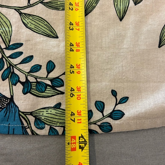 💚”Tulip Creations” NWT Floral Short Puff Sleeve Smocked Back Midi Dress Size XL - Picture 12 of 15